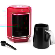 ماكينة صنع القهوة التركية من كينج كيسمت  -  لون أحمر  K605