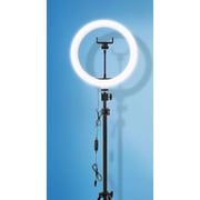 Real Shell Tripod LED Ring Light Tripod Stand Black
