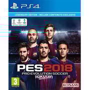 PS4 Pes 18 Pro Evolution Soccer 2018 Legendary Game