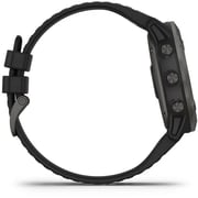 Garmin 010-02157-21 6X Pro Fenix Solar/Ti/Carbon Grey Dlc Band Watch W/Black