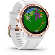 Garmin 010-02159-11 6S Pro Fenix Rose Band Watch Gold W/ White