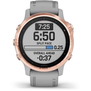 Garmin 010-02159-21 6S Fenix Sapphire Band Watch Rose Gold W/Grey