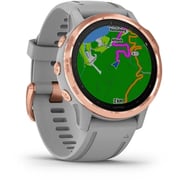 Garmin 010-02159-21 6S Fenix Sapphire Band Watch Rose Gold W/Grey