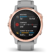 Garmin 010-02159-21 6S Fenix Sapphire Band Watch Rose Gold W/Grey