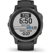 Garmin 010-02159-25 6S Fenix Sapphire Carbon Band Watch Grey Dlc W/Black