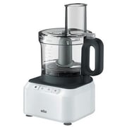 Braun 800W 2.1L Bowl, 1.2L Blender, 2 Speeds + Pulse, White Food Processor – FP3131WH