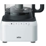 Braun 800W 2.1L Bowl, 1.2L Blender, 2 Speeds + Pulse, White Food Processor – FP3131WH
