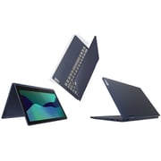 Lenovo IdeaPad Flex 3 (2019) 2-in-1 Laptop - Intel Pentium Silver-N5030 / 11.6inch FHD / 128GB SSD / 4GB RAM / Windows 10 Home / English & Arabic Keyboard / Abyss Blue / Middle East Version - [82B20036AX]