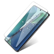 واقي شاشة جلاسولوجي  5D TG  مع جراب شفاف لهاتف جالاكسي  Note 20