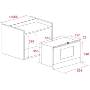 TEKA ML 822 BIS Built-in Microwave with ceramic base + Grill
