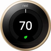 Google T3032US Nest Learning Thermostat 3rd Gen Brushed Brass (International Version)
