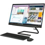Lenovo IdeaCentre AIO 3 24IMB05 (2020) Desktop - 10th Gen / Intel Core i5-10400T / 23.8inch FHD / 512GB SSD / 8GB RAM / 2GB AMD Radeon 625 Graphics / Windows 10 Home / English & Arabic Keyboard / Black / Middle East Version - [F0EU00ASAX]