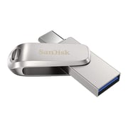 سانديسك الترا دوال درايف لوكس فلاش درايف  USB  نوع  C  سعة  256  جيجابايت  SDDDC4256GG46