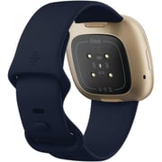 Fitbit FB511GLNV Versa 3 Fitness Smartwatch Midnight/Soft Gold