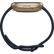 Fitbit FB511GLNV Versa 3 Fitness Smartwatch Midnight/Soft Gold