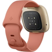 Fitbit FB511GLPK Versa 3 Fitness Smartwatch Pink Clay/Soft Gold