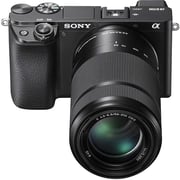 Sony ALPHA A6100 Mirrorless Digital Camera Black With 16-50MM / 55-210MM Lens