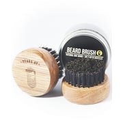 Beard Ge 4860114160102 Beard Brush With Natural Oak Handle And Metal Box