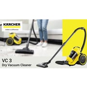 Karcher Bagless Vacuum Cleaner Yellow and Black VC 3 Plus price in Bahrain, Buy Karcher Bagless