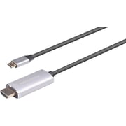 Promate HDMI to Type C 1.8mm Black and Sliver