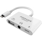 Promate OTG Lightning Hub White