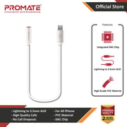 بروميت  Lightning to 3.5mm AUX Connector 0.15m White