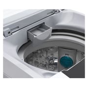 LG Washing Machine Top Load Fully Automatic Washer Silver 9Kg, Smart Inverter, Smart Motion, TurboDrum, Pre-auto wash - T1369NEHTF