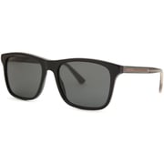 Gucci Square Black Sunglasses For Unisex GG0381S 001-57