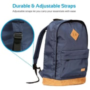 Promate Premium Backpack Blue 15.6 inch Laptop