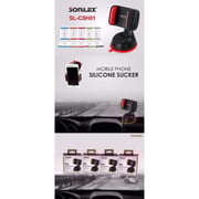 Sonilex Car Mobile Holder Red and Black