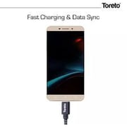 Toreto Pill-2 Lightning Charging Cable 1m Black
