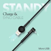 Toreto Standy-M Charging Cable 1m Black