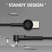 Toreto Standy-M Charging Cable 1m Black