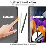 Dux Ducis Flip Case Black Samsung Galaxy Tab S7 Plus