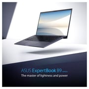 Asus ExpertBook Laptop - 10th Gen / Core i7-10610U / 14inch FHD / 1TB SSD / 16GB RAM / Intel UHD Graphics / Win10 Pro / Star Black / English & Arabic Keyboard - B9450FA-BM0726R