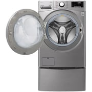 LG Front Load Washer Dryer 21.5Kg Washer & 10Kg Dryer 6 Motion Direct Drive F18L2CRV2T2/F70E1UDNK12