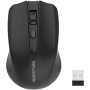 Promate Wireless Ergonomic Optical Mouse Black