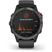 Garmin fenix 6 Pro Solar 47mm Watch (Black/Slate Grey)