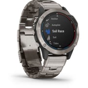 Garmin 010-02158-95 Quatix 6 Smartwatch Black and Titanium