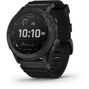 Garmin Tactix Delta Solar Edition with Ballistics Solar-powered Tactical GPS Watch with Applied Ballistics and Nylon Band Smartwatch