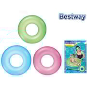 Bestway Inflatable Frosted Neon Swim Ring 76cm 6942138930603