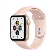 Apple Watch SE GPS 40mm Gold Aluminum Case with Pink Sand Sport Band