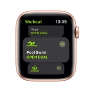 Apple Watch SE GPS 40mm Gold Aluminum Case with Pink Sand Sport Band