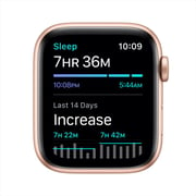 Apple Watch SE GPS 44mm Gold Aluminum Case with Pink Sand Sport Band
