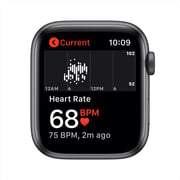 Apple Watch SE GPS 44mm Space Grey Aluminum Case with Black Sport Band – Middle East Version