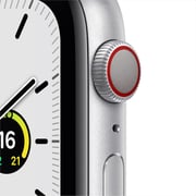 Apple Watch SE GPS+Cellular 40mm Silver Aluminum Case with Deep Navy Sport Loop