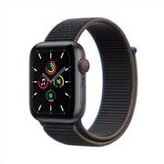 Apple Watch SE GPS+Cellular 44mm Space Grey Aluminum Case with Charcoal Sport Loop