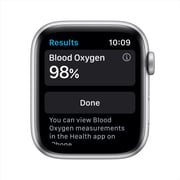 Apple Watch Series 6 GPS 44mm Silver Aluminum Case with White Sport Band
