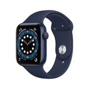 Apple Watch Series 6 GPS 44mm Blue Aluminum Case with Deep Navy Sport Band