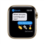 Apple Watch Series 6 GPS+Cellular 40mm Gold Stainless Steel Case with Gold Milanese Loop - Middle East Version